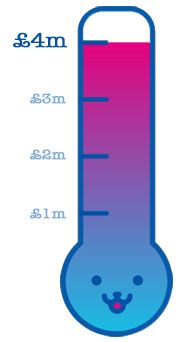 £4.5 million raised Thermometer